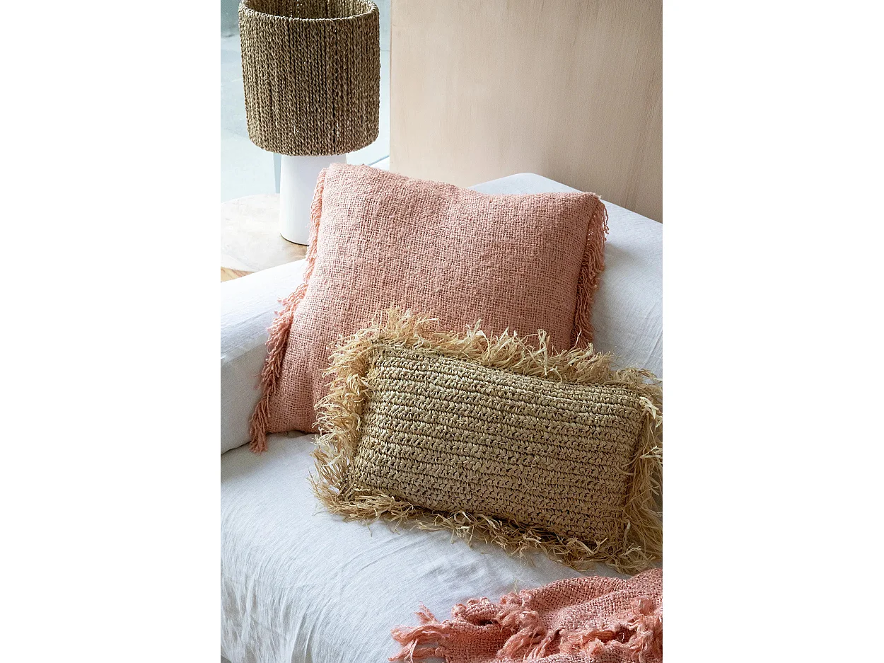 La Housse De Coussin Oh My Gee - Rose Saumon - 60x60