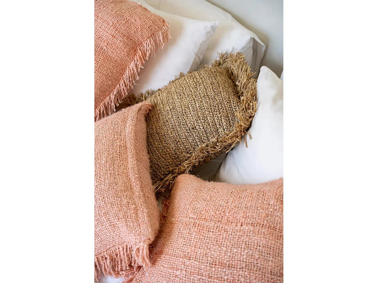 La Housse De Coussin Oh My Gee - Rose Saumon - 60x60