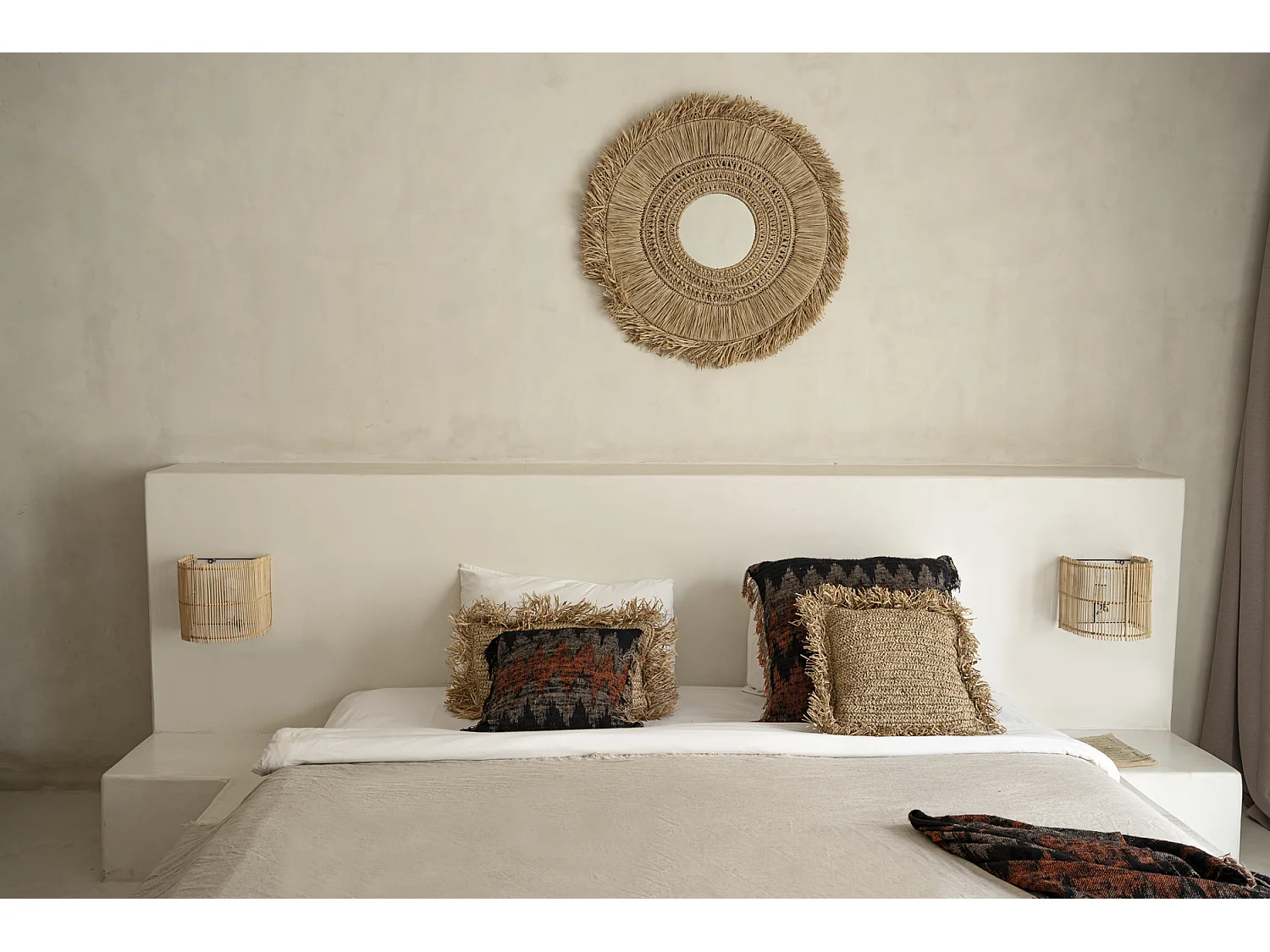 La Funda de Cojín Oh My Gee - Negro Naranja - 40x40