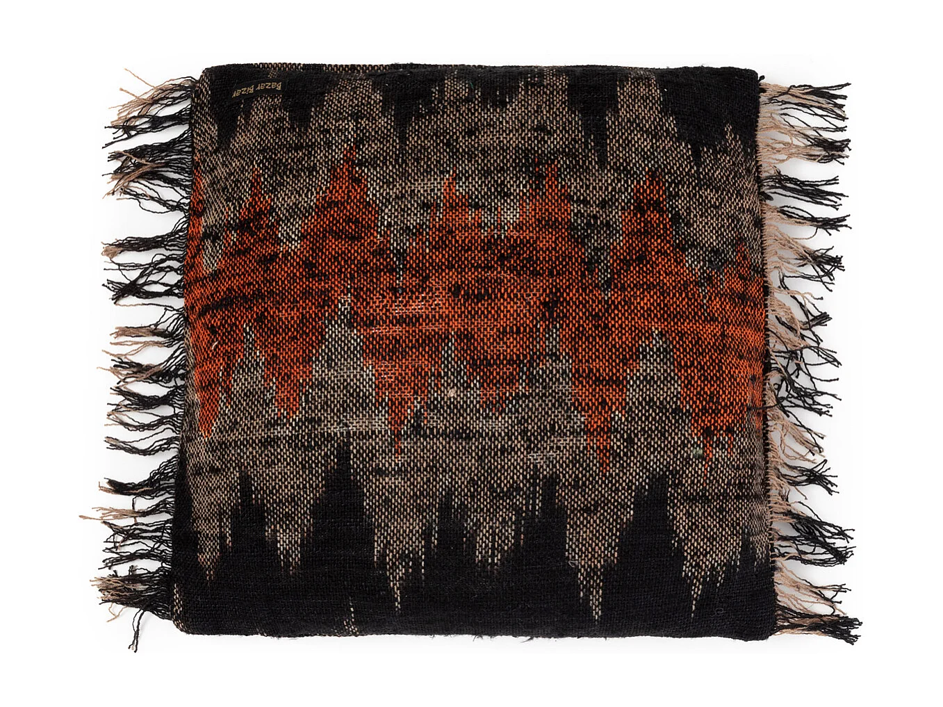 La Funda de Cojín Oh My Gee - Negro Naranja - 40x40