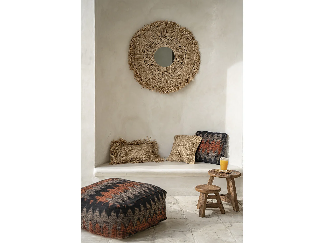 La Funda de Cojín Oh My Gee - Negro Naranja - 40x40