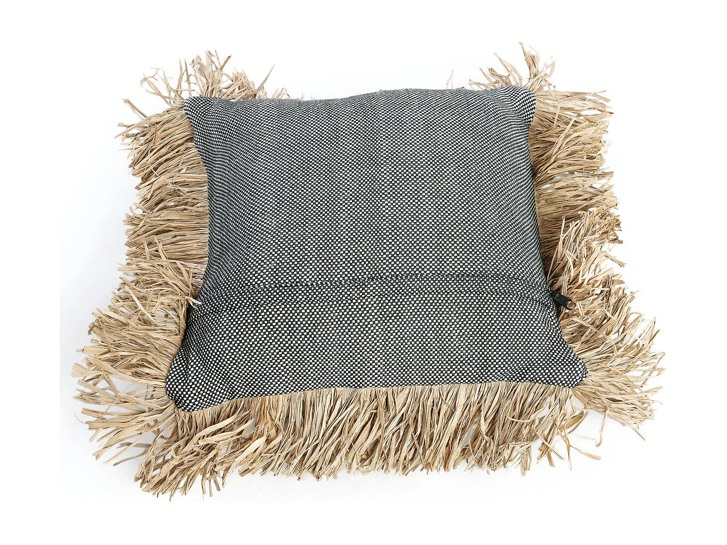 La Funda de Cojín Cotton Bonita - Negro Natural - 40x40