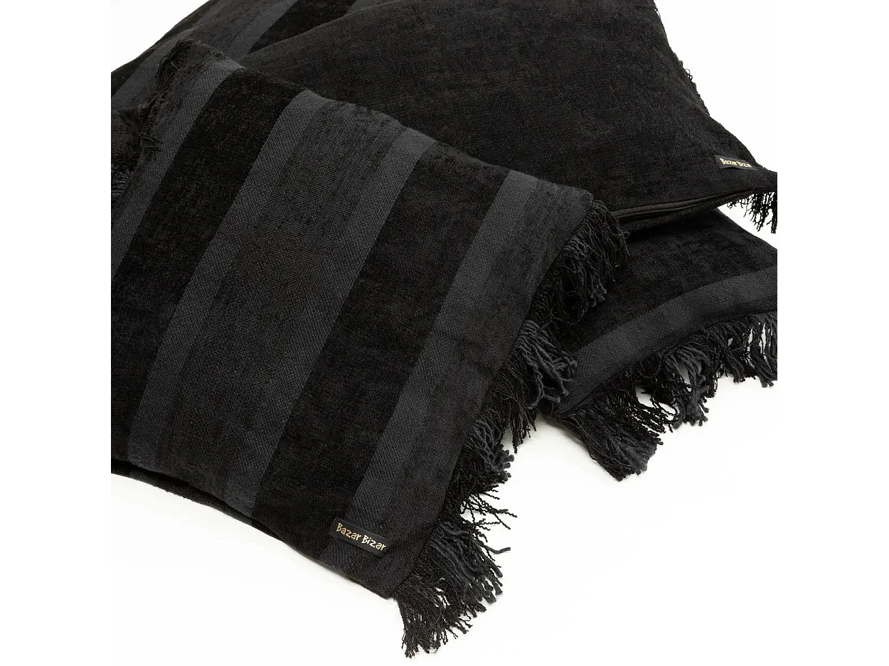 La Housse De Coussin Oh My Gee - Velours Noir - 30x50