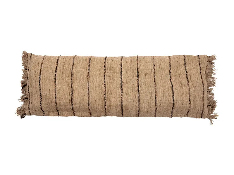 La Housse De Coussin Oh My Gee - Noir Beige - 35x100