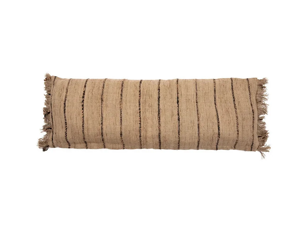 La Housse De Coussin Oh My Gee - Noir Beige - 35x100