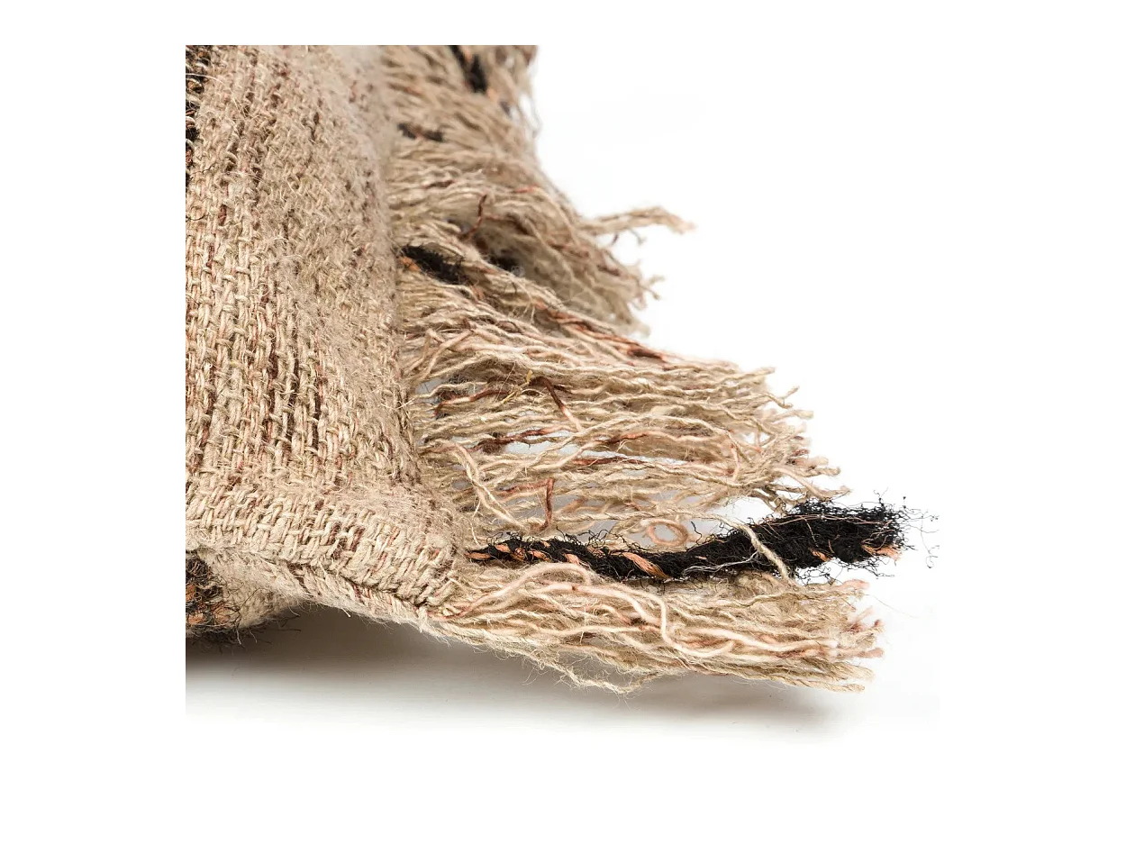 Der Oh My Gee Kissenbezug - Beige Schwarz - 35x100