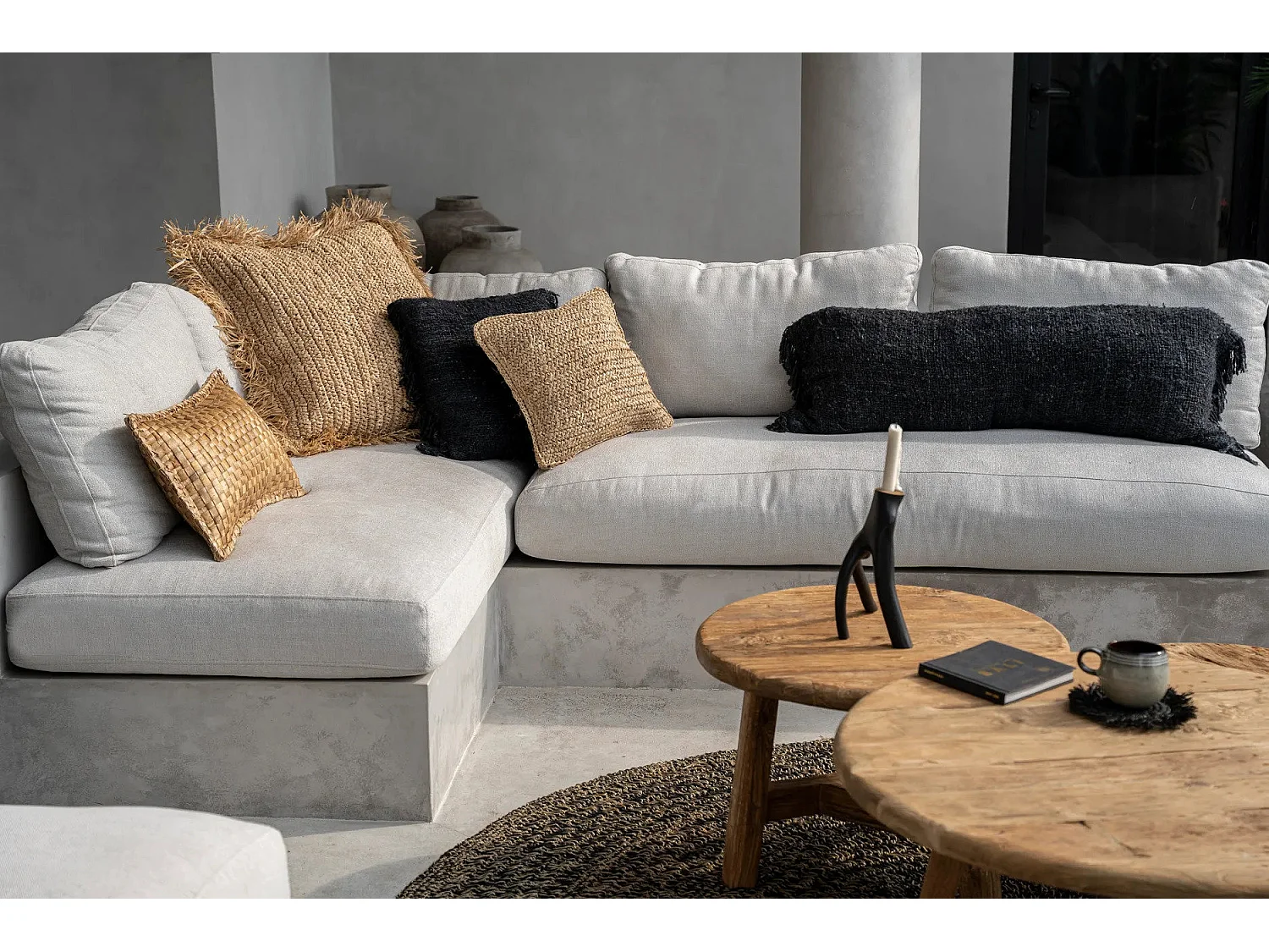 De Oh My Gee Kussenhoes - Marinezwart - 40x40