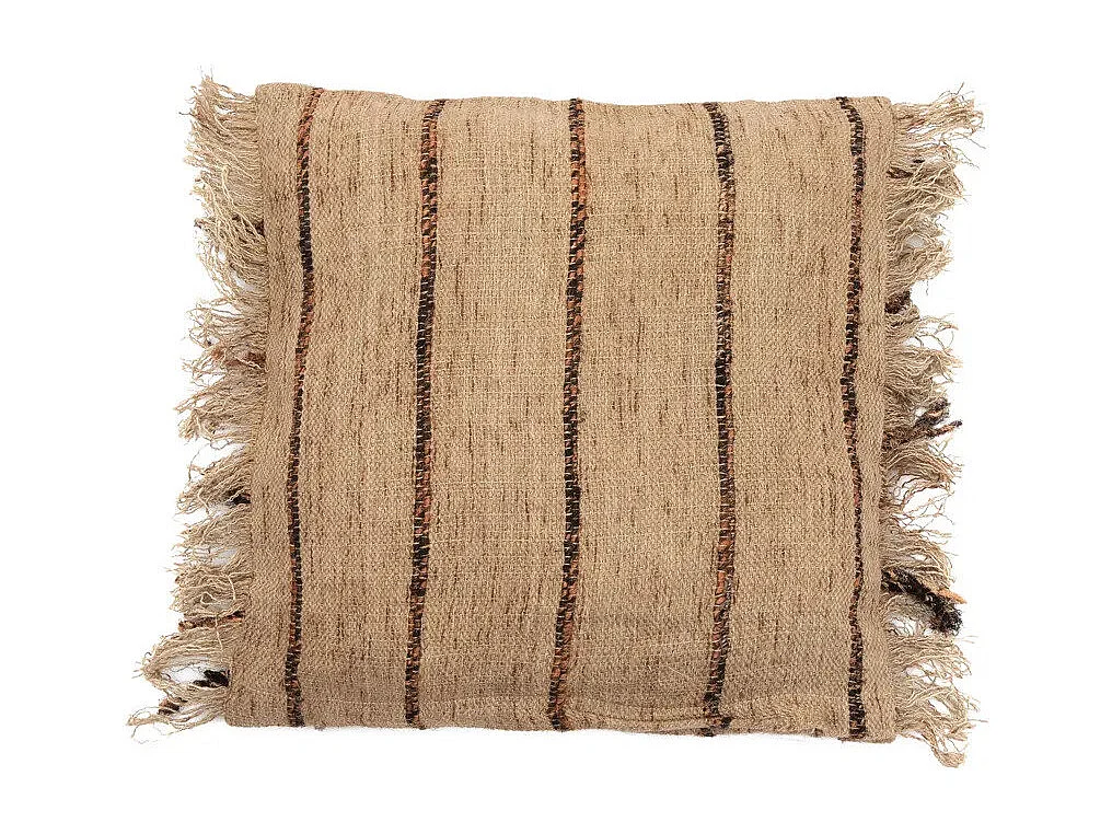 La Funda de Cojín Oh My Gee - Beige Negro - 40x40