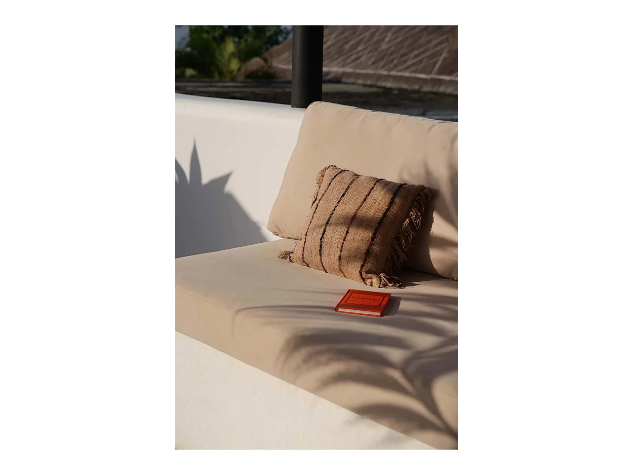 La Housse De Coussin Oh My Gee - Noir Beige - 40x40