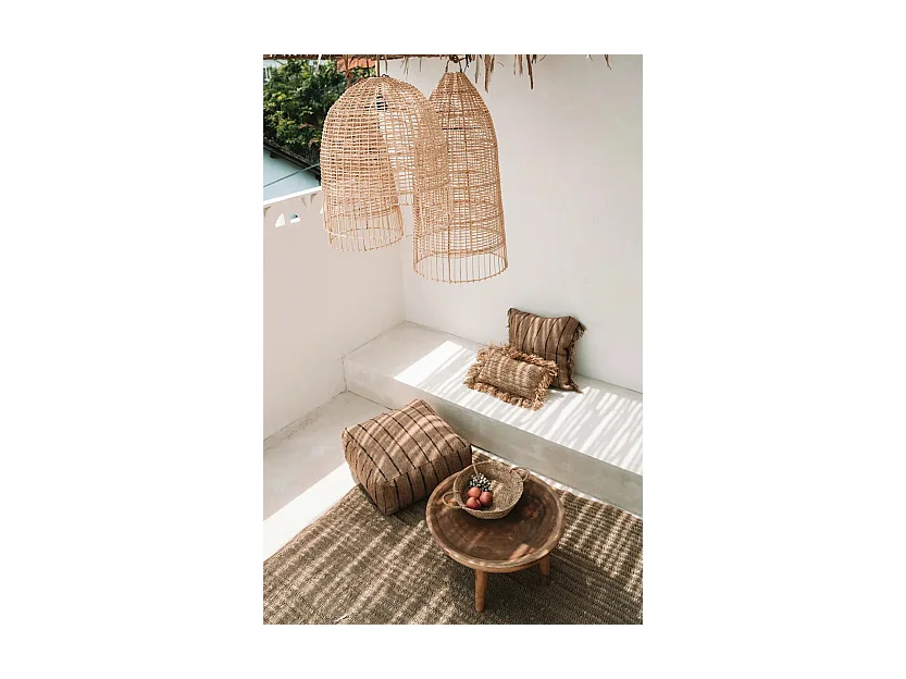 La Housse De Coussin Oh My Gee - Noir Beige - 40x40