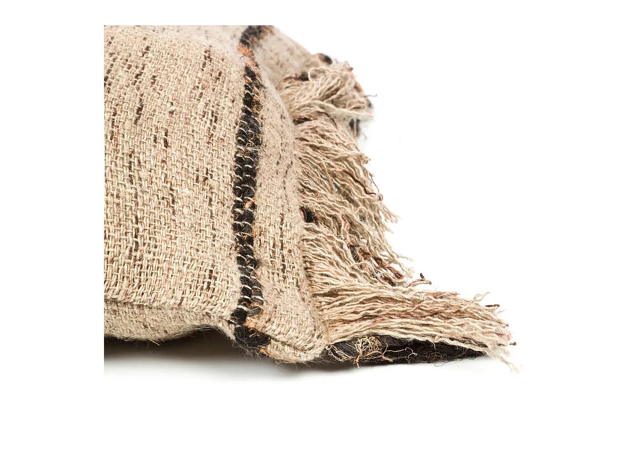 La Housse De Coussin Oh My Gee - Noir Beige - 40x40