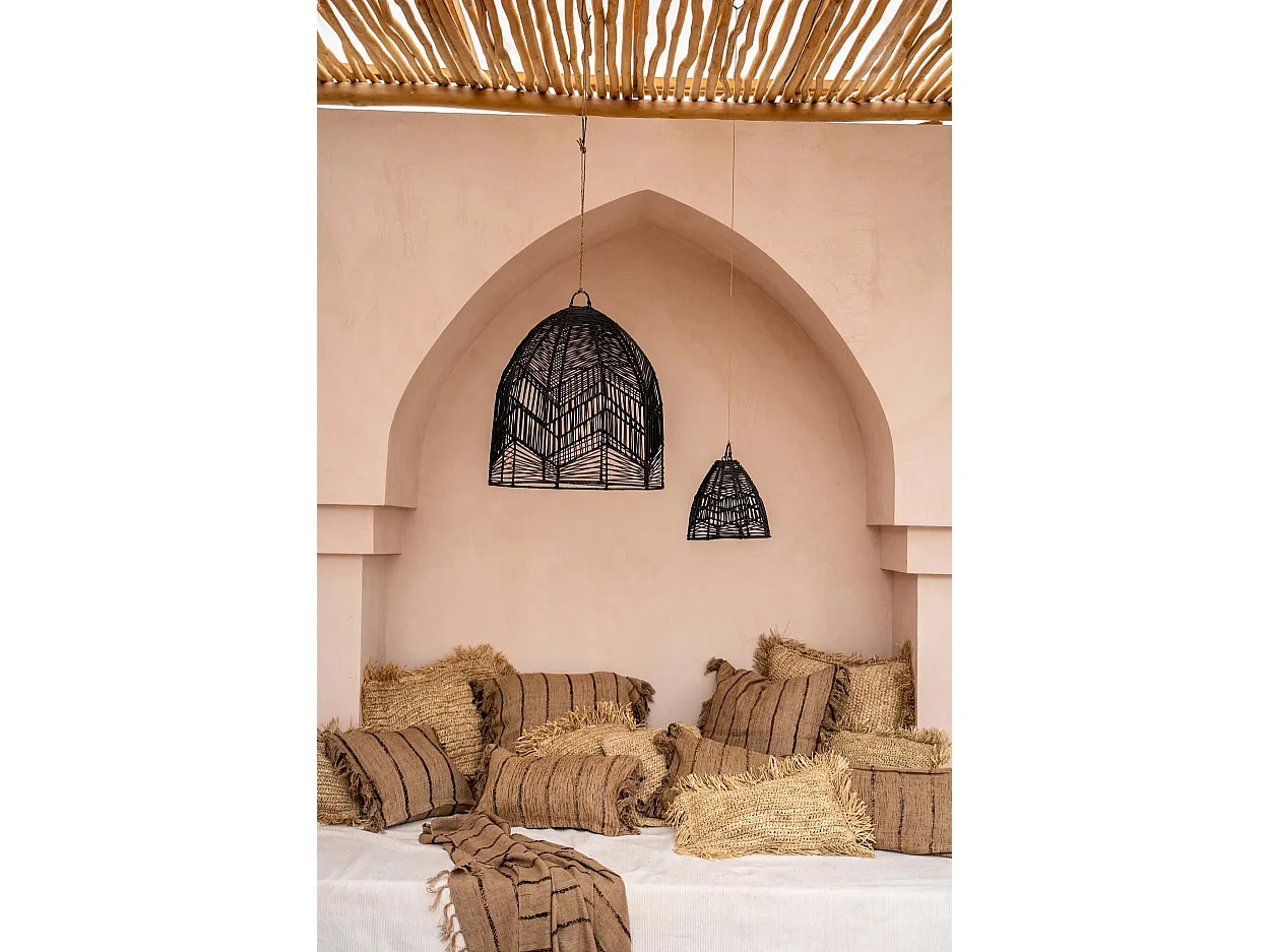 La Housse De Coussin Oh My Gee - Beige Noir - 40x40