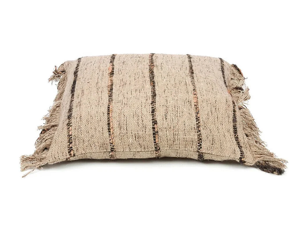 La Housse De Coussin Oh My Gee - Beige Noir - 40x40