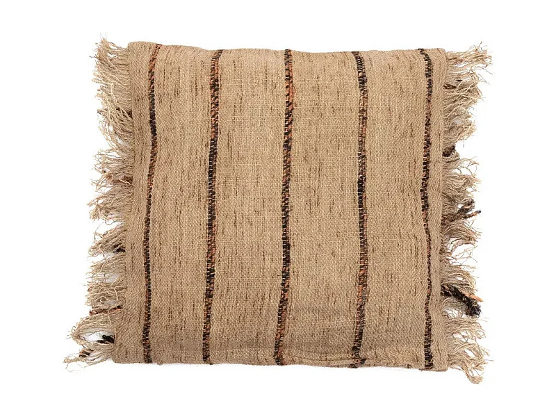 De Oh My Gee Kussenhoes - Beige Zwart - 40x40