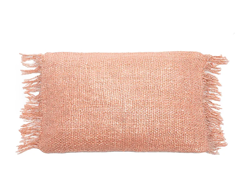 Funda de cojín Oh My Gee - Rosa Salmón - 30x50