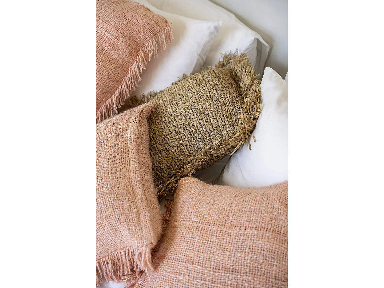 Fodera per cuscino Oh My Gee - Rosa Salmone - 30x50