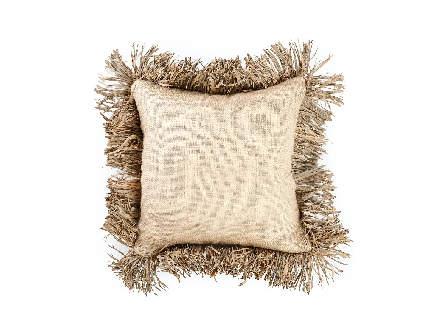 Housse De Coussin Jute Bonita - Naturel - 40x40