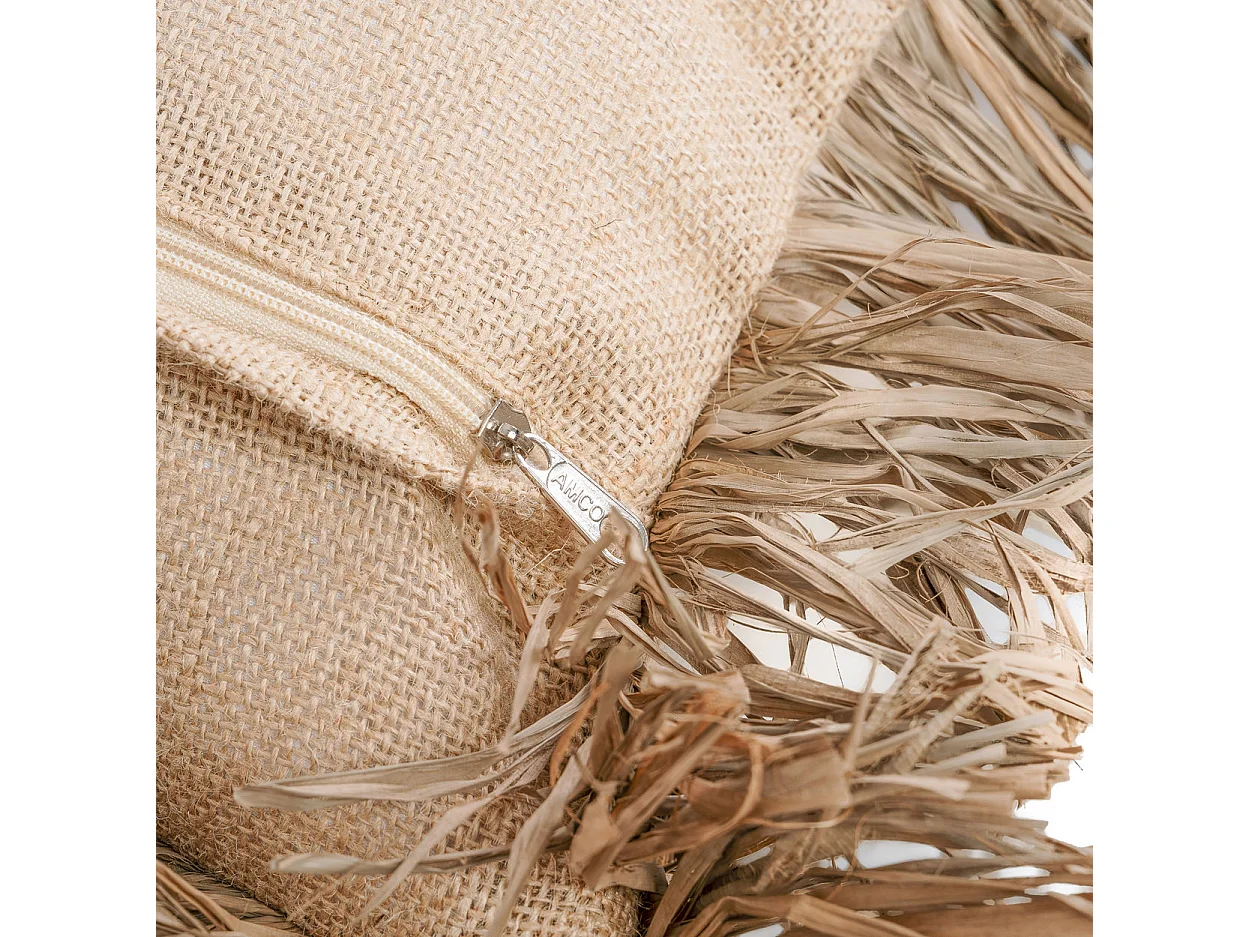 Housse De Coussin Jute Bonita - Naturel - 40x40