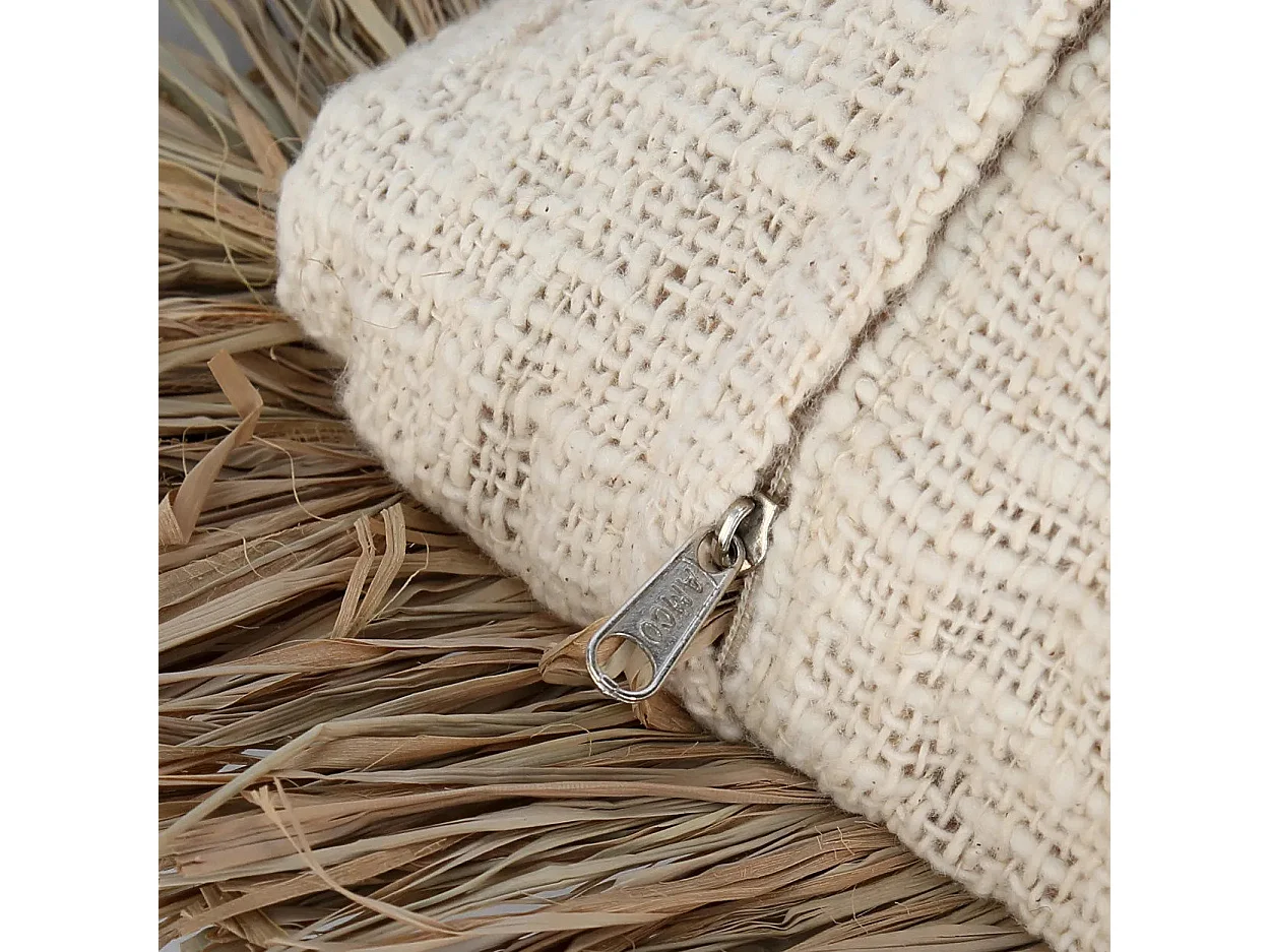 Der Saint Tropez Kissenbezug - Natur Weiss - 60x60