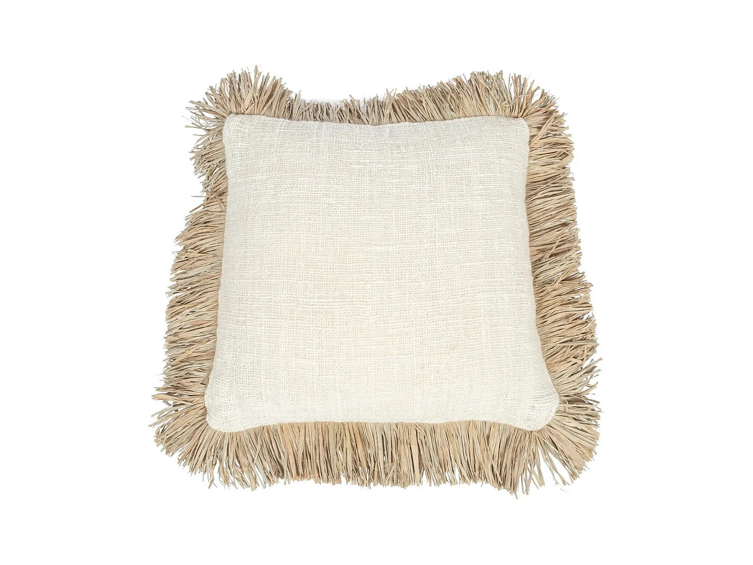 La Housse De Coussin Saint Tropez - Blanc Naturel - 60x60