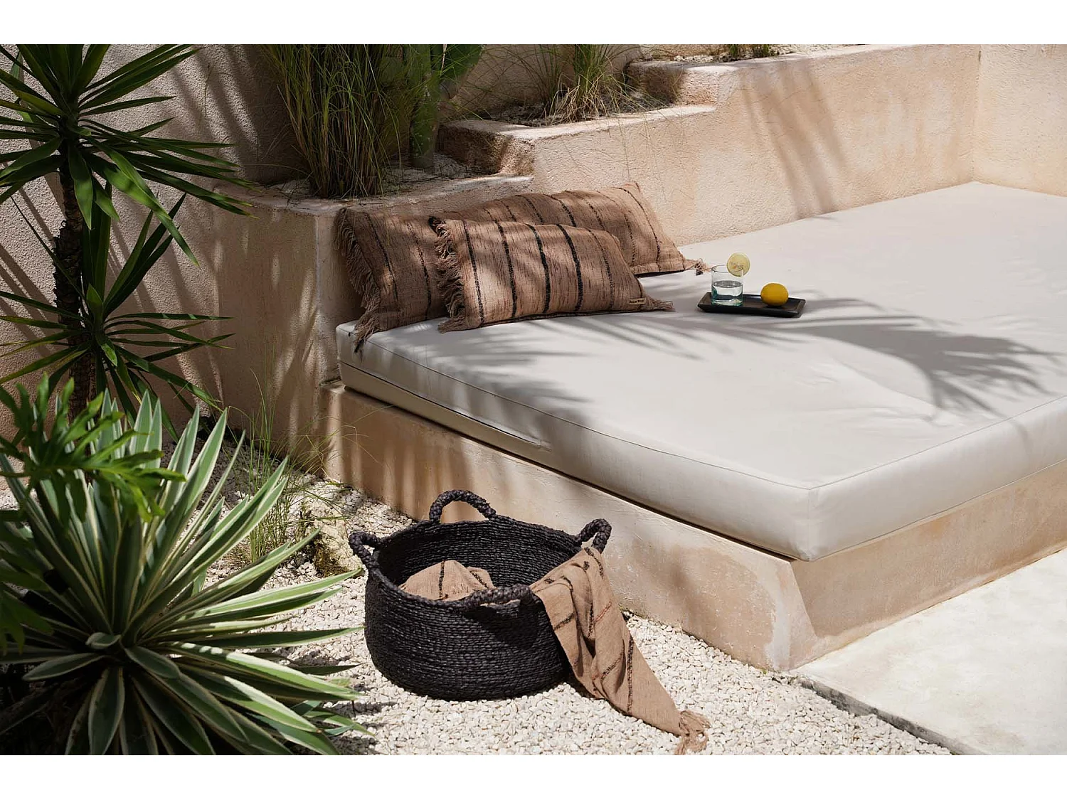 La Housse De Coussin Oh My Gee - Beige Noir - 30x50