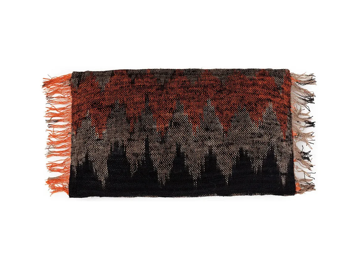 La Housse de Coussin Oh My Gee - Noir Orange - 30x50