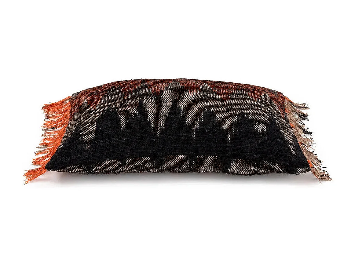 La Housse De Coussin Oh My Gee - Noir Orange - 30x50