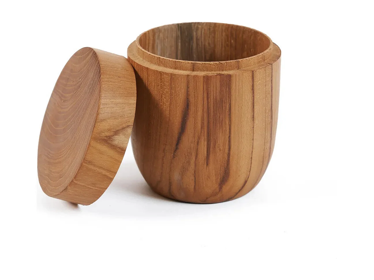 De Teak Root Pot Laag - M