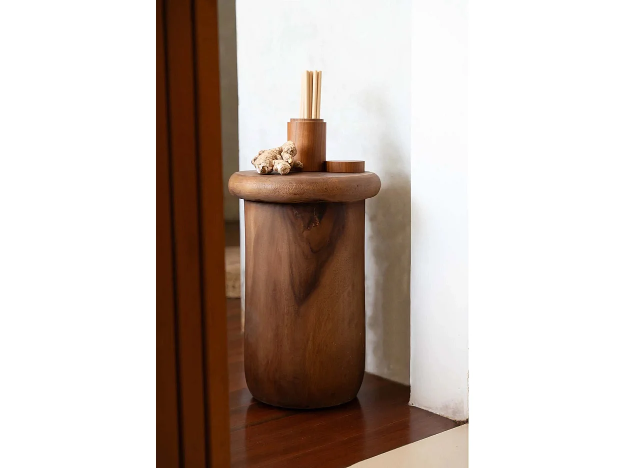 De Teak Root Pot - M