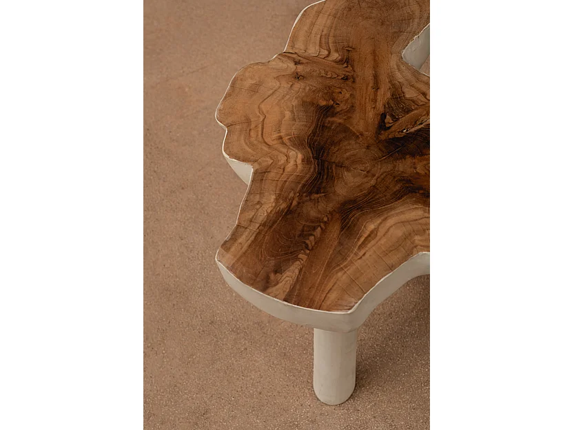 De Organische Bijzettafel - Natuurlijk Wit