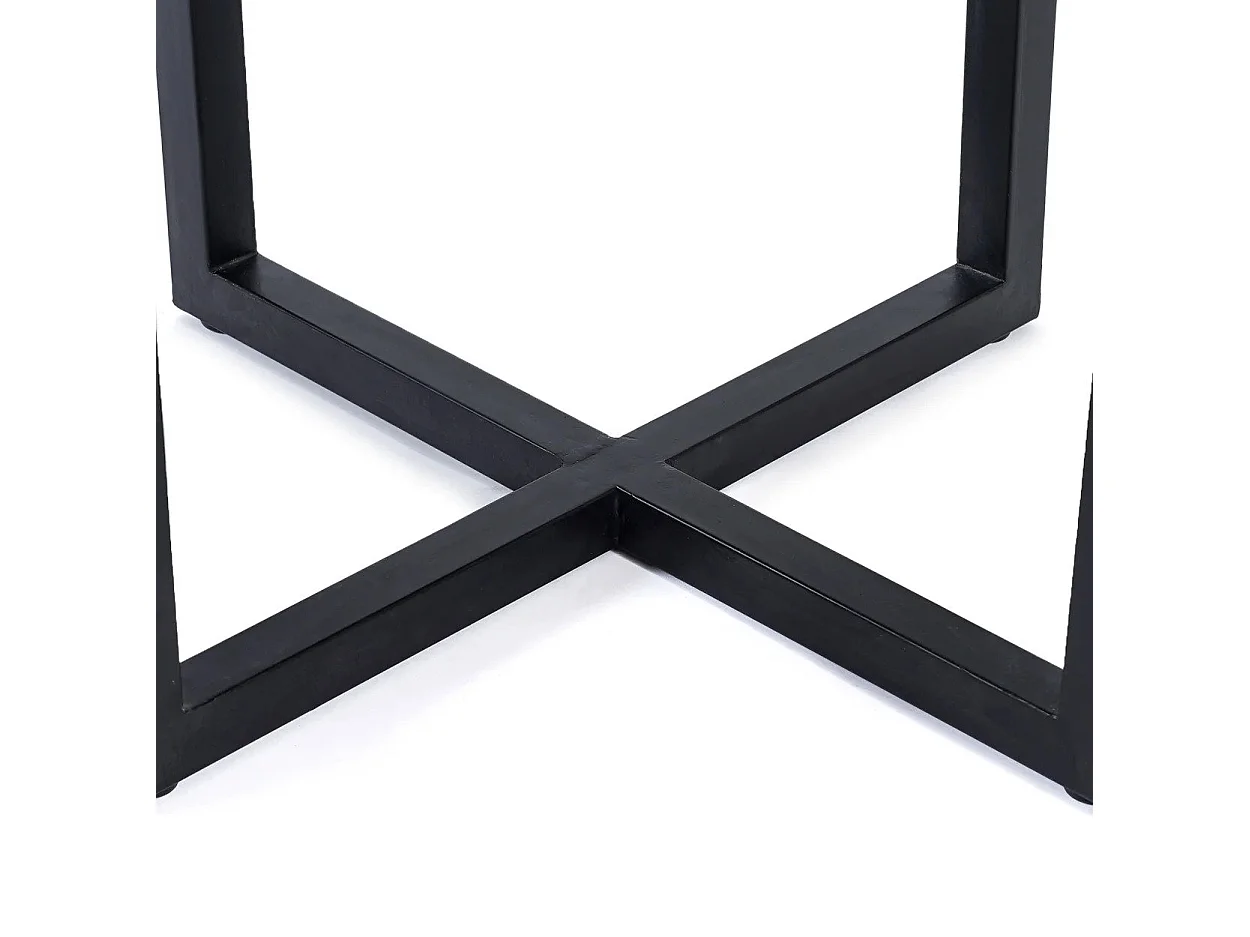 La table d'appoint Rain Tree - Noir naturel