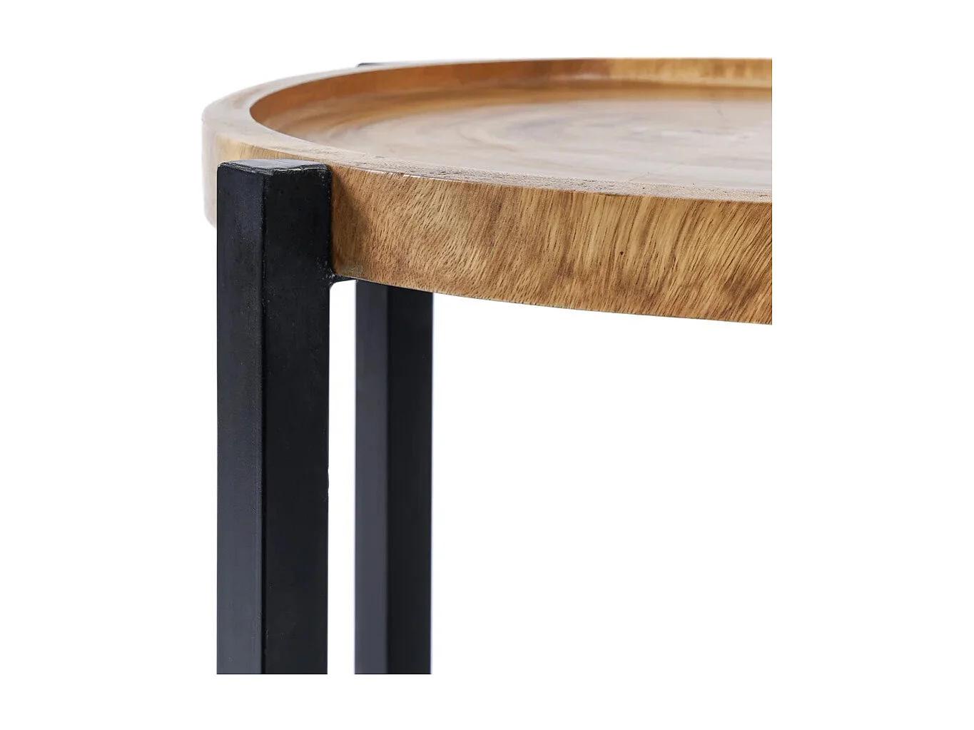 De Rain Tree bijzettafel - natuurlijk zwart