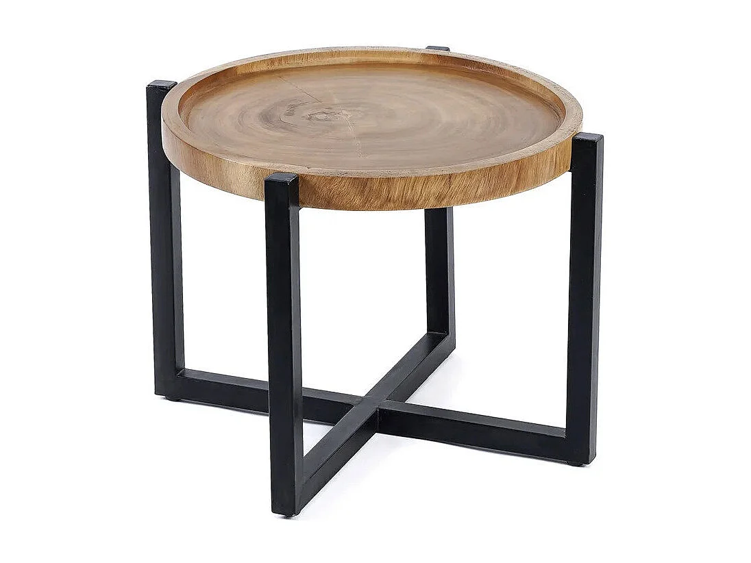 De Rain Tree bijzettafel - natuurlijk zwart