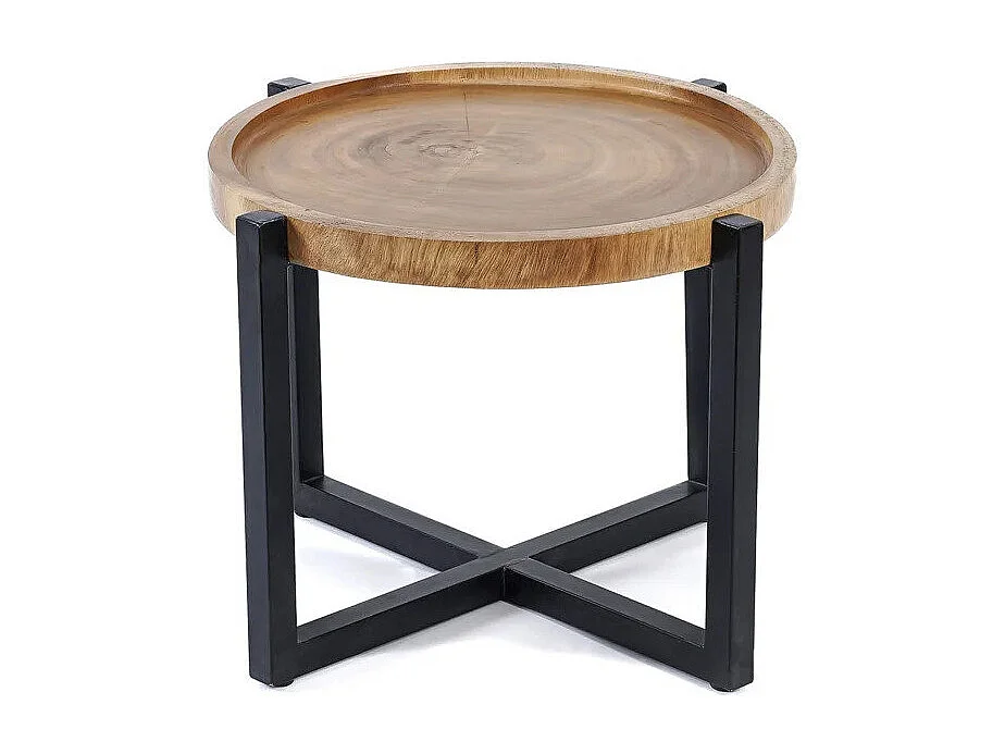 De Rain Tree Bijzettafel - Natuurlijk Zwart