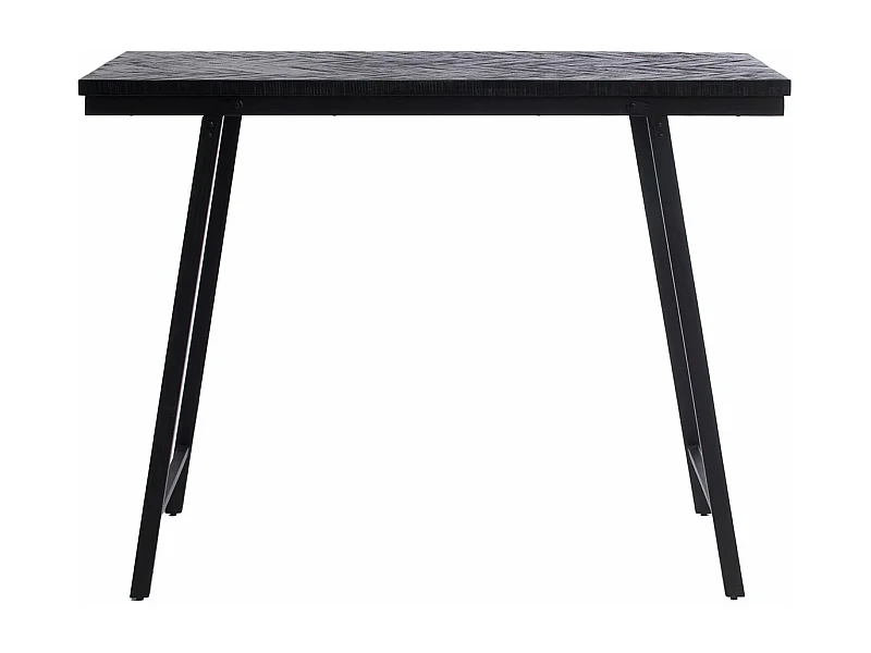 La Table Haute Chevrons - Noir - 140cm