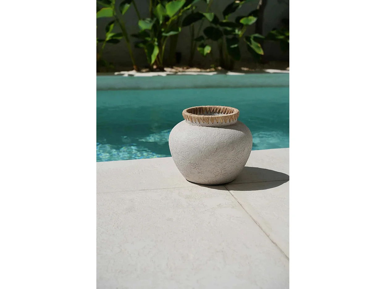 Le Vase Styly - Béton Naturel - L