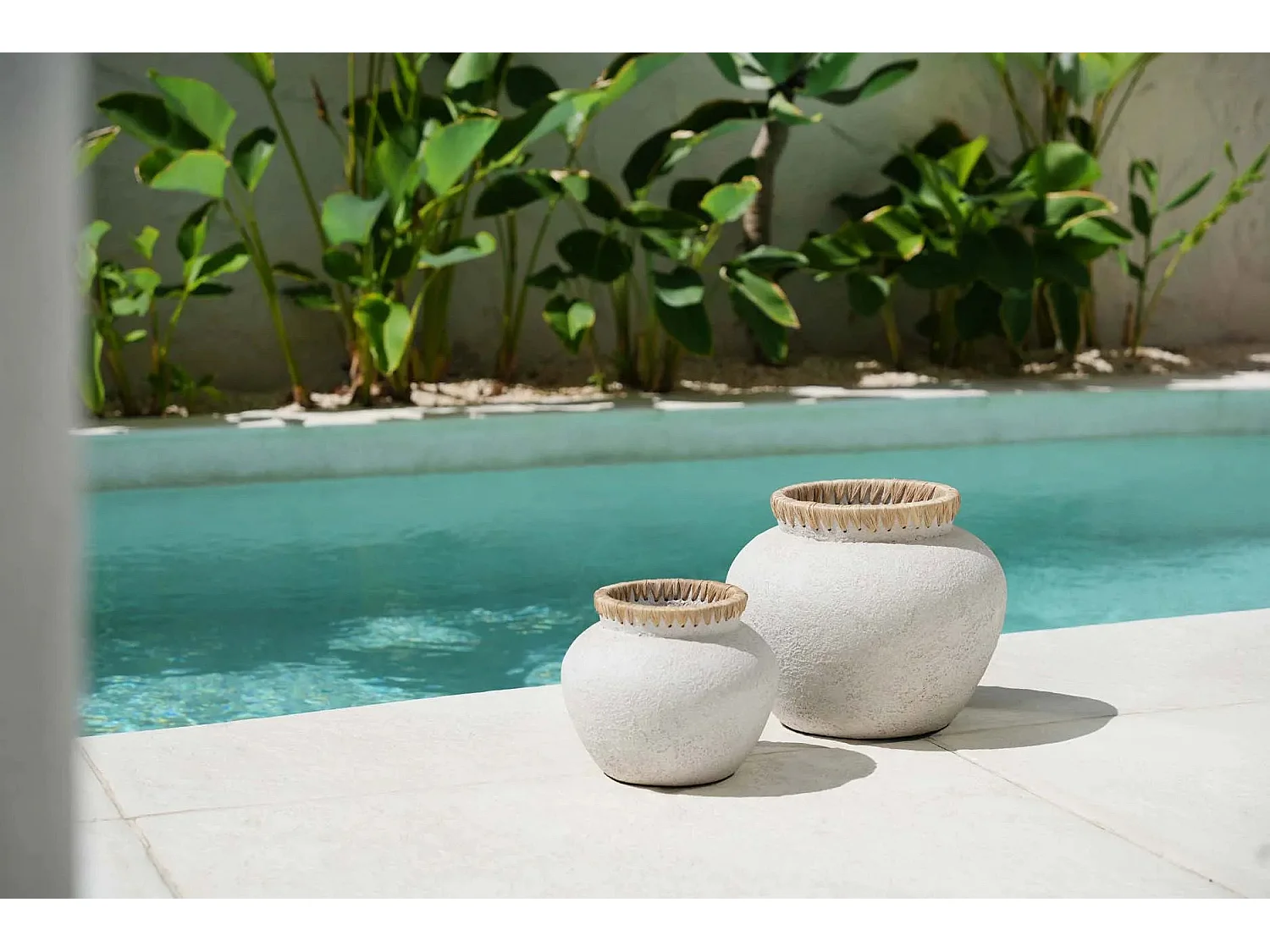 Le Vase Styly - Béton Naturel - L