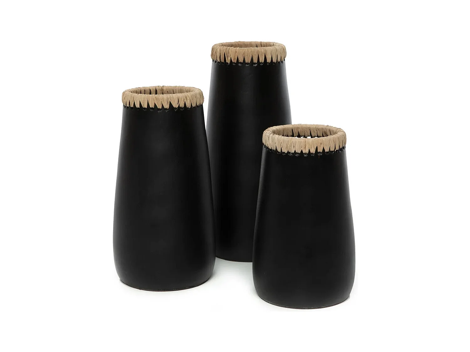 Le Vase Sneaky - Noir Naturel - M