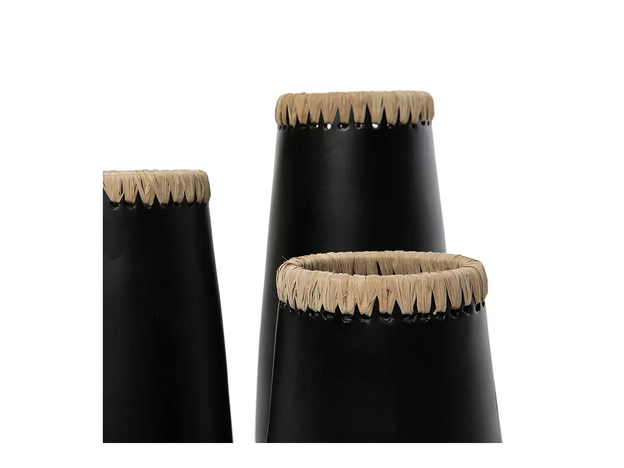 Le Vase Sneaky - Noir Naturel - M