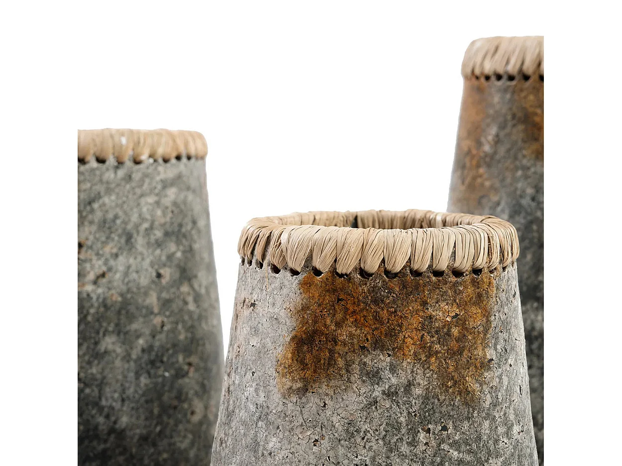 Die Sneaky Vase - Antik Grau - M