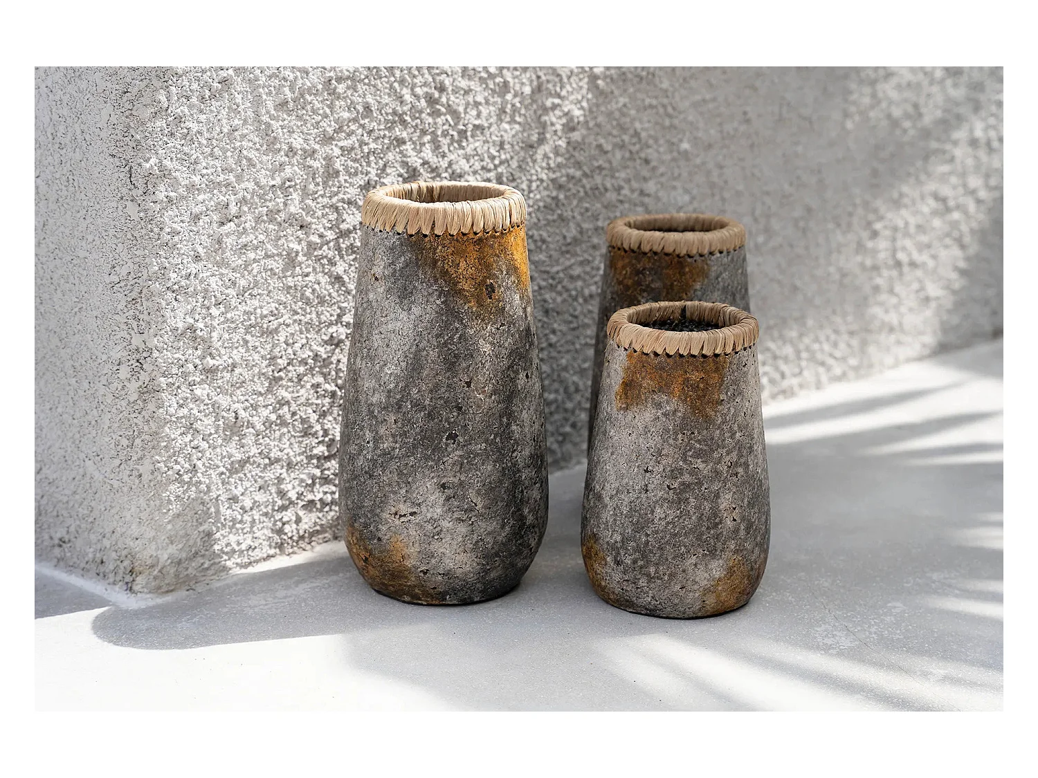 De Sneaky Vaas - Antiek Grijs - M