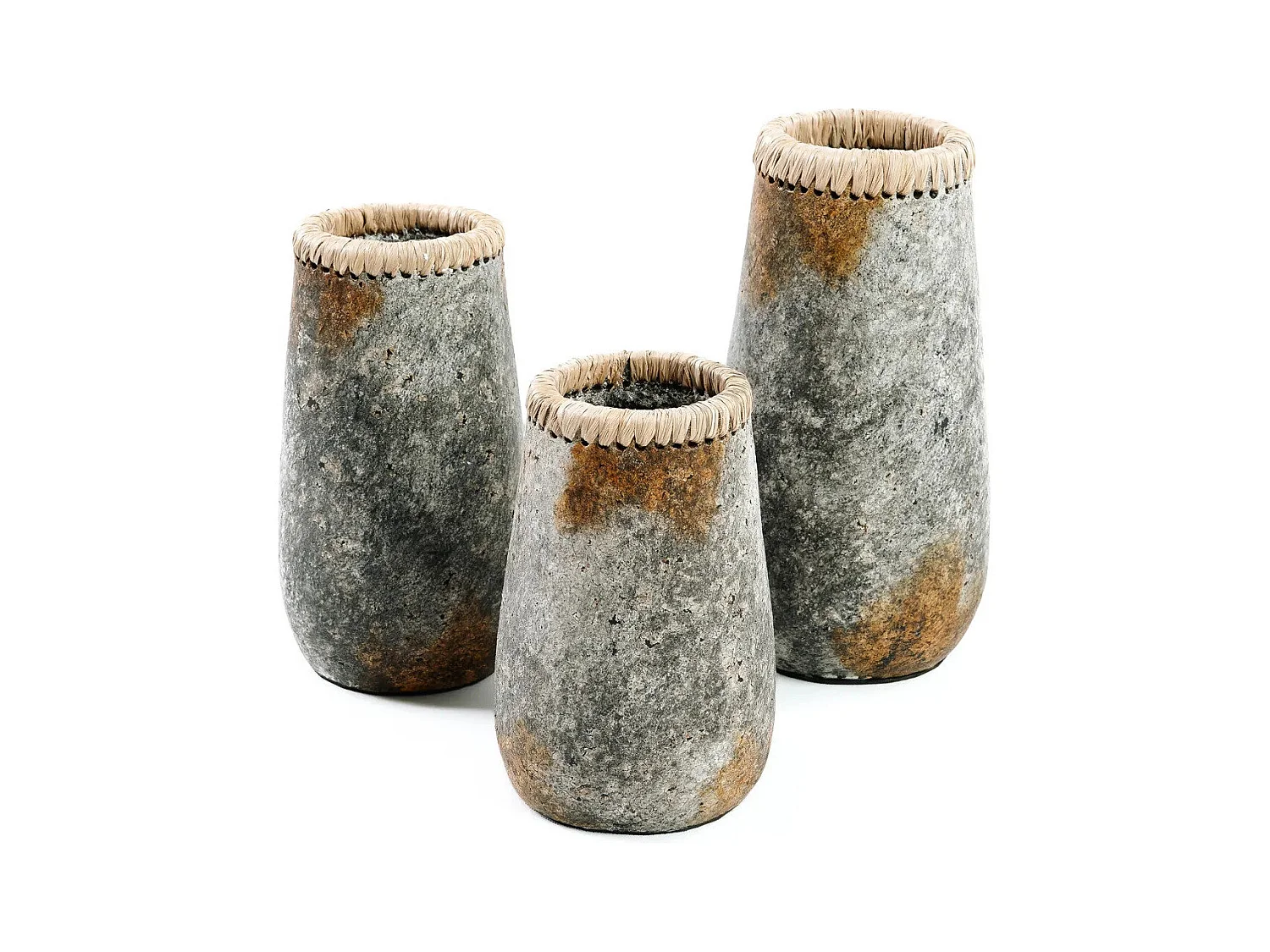 De Sneaky Vaas - Antiek Grijs - M