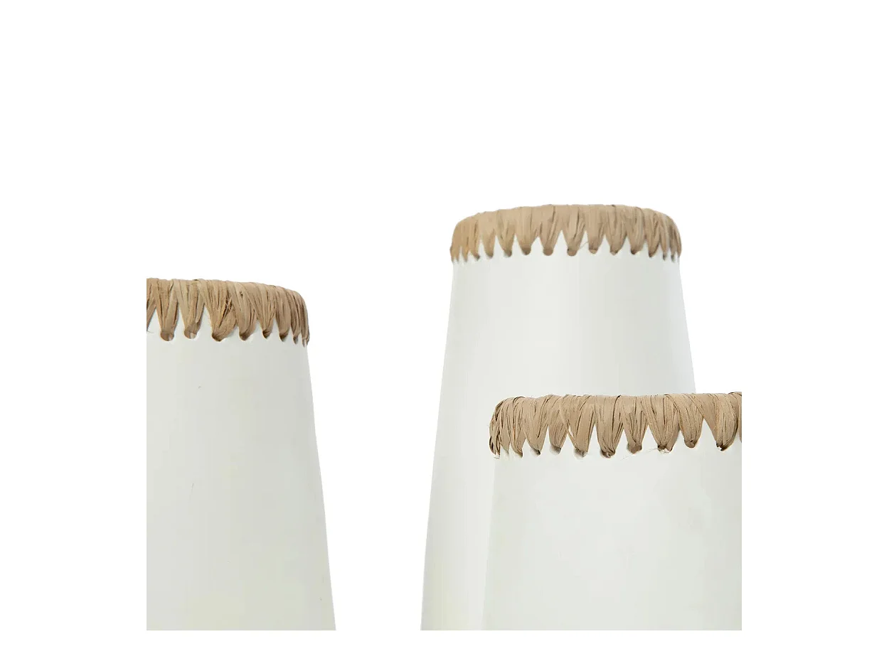 De Sneaky Vaas - Wit Naturel - S