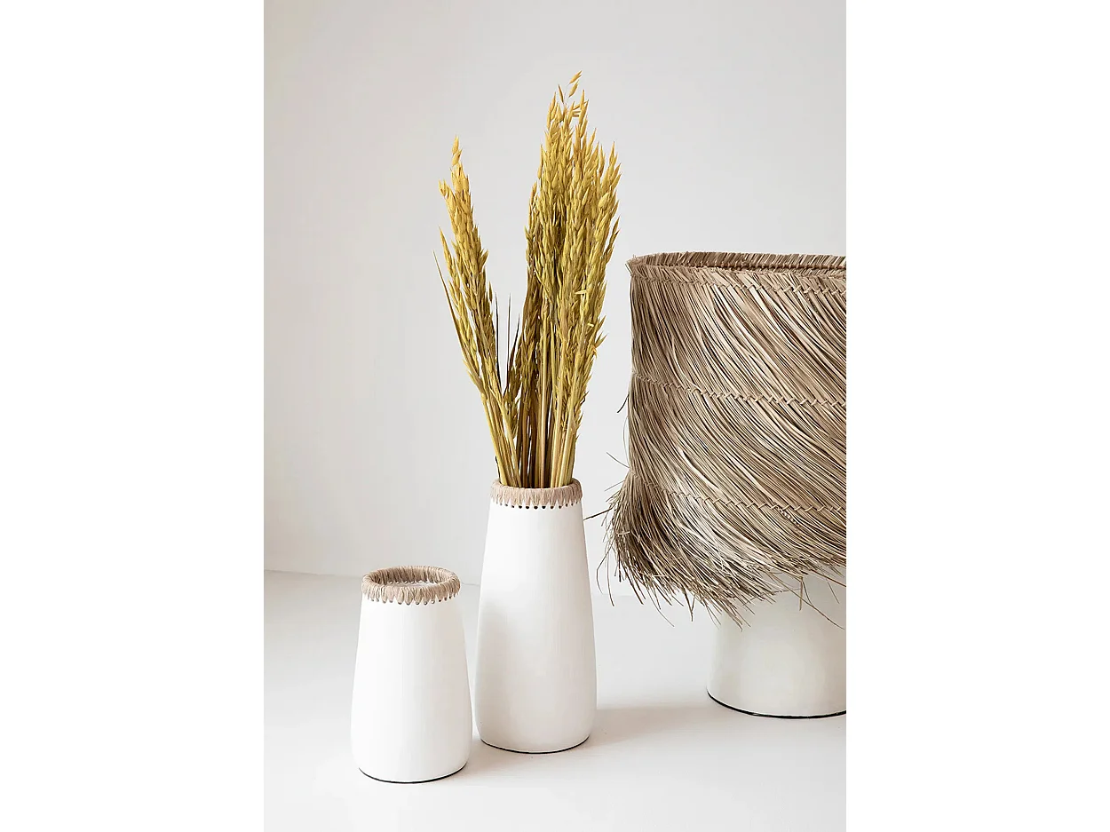 Die Sneaky Vase - Weiss Natur - L