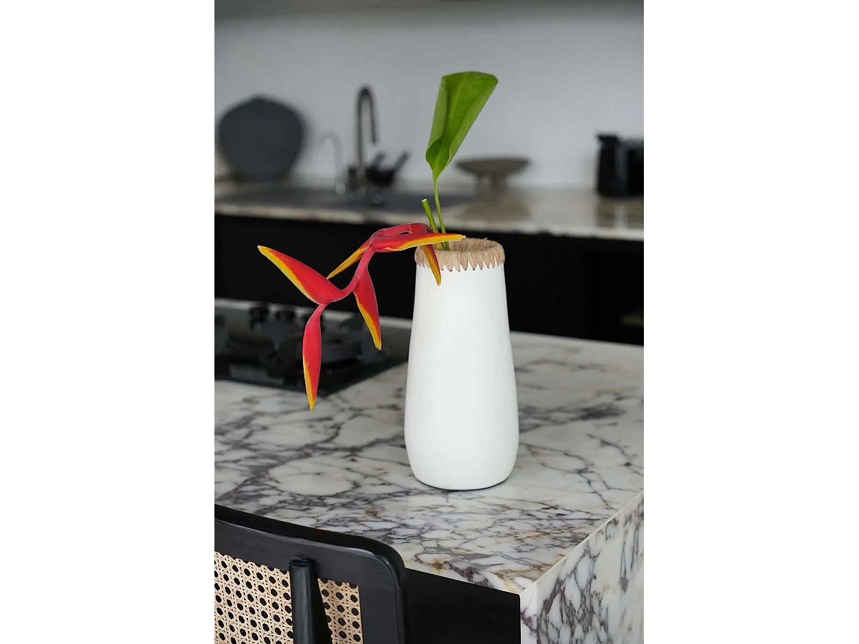 Le Vase Sneaky - Blanc Naturel - L