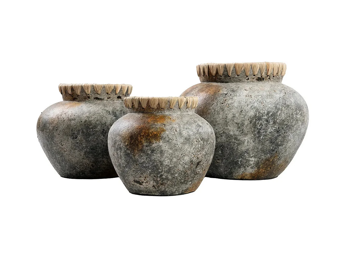 Die Styly Vase - Antik Grau - M