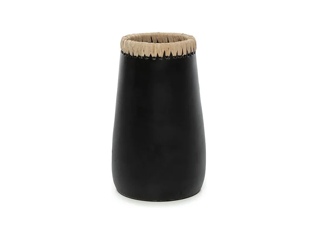 Le Vase Sneaky - Noir Naturel - S