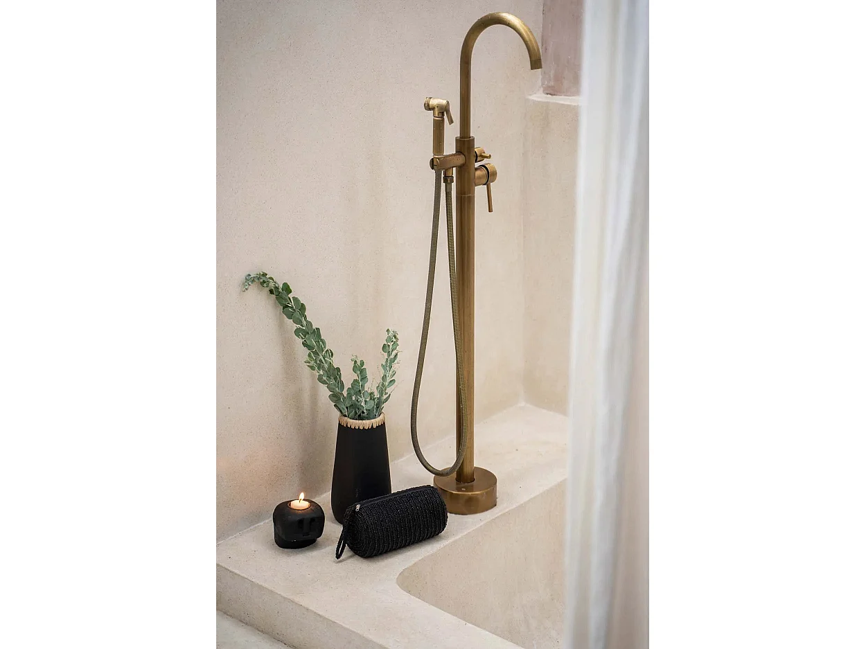 Le Vase Sneaky - Noir Naturel - S