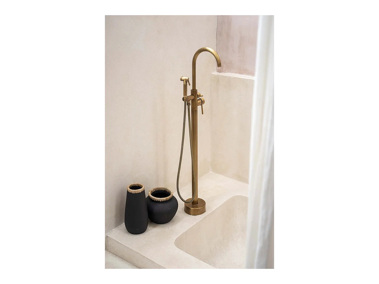 Le Vase Styly - Noir Naturel - S