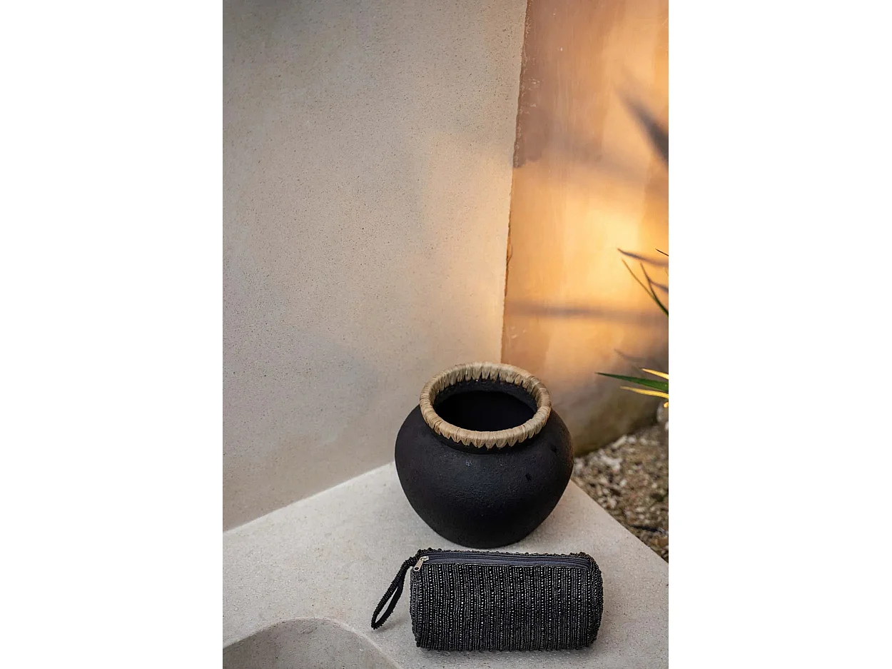 Le Vase Styly - Noir Naturel - S